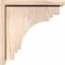 Ekena Millwork Pescadero Smooth Corbel w/Backplate, Douglas Fir, 5 1/2"W x 14"D x 14"H COR06X14X14PEC01SDF - alternate 3
